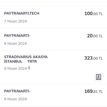 Martı İzinsiz Karttan Para Çekilmesi