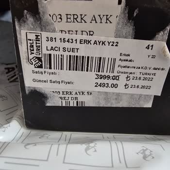 Tamer Tanca Dan Aldığım Ayakkabı Kısa Sürede Yırtıldı