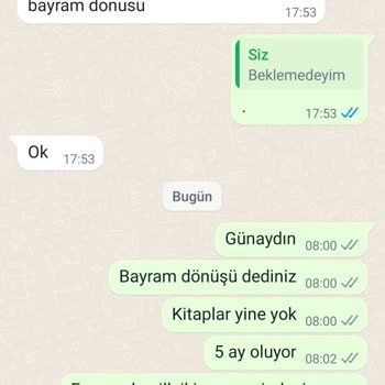 Kartal Sah Kitap 2000 Liralık Kitabım Gelmedi