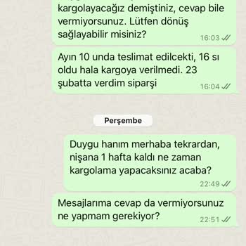 Blue Sky Organizasyon Nişan Hediyeliklerim Neden Gecikti?