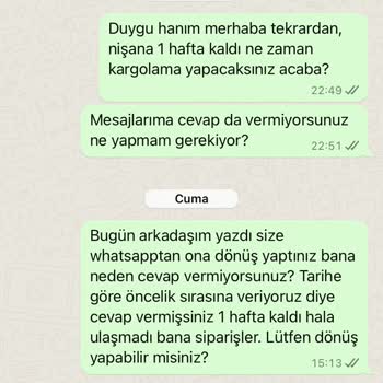 Blue Sky Organizasyon Nişan Hediyeliklerim Neden Gecikti?