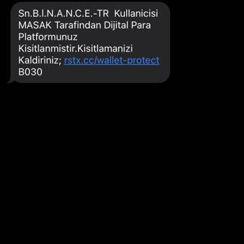 Binance Üyelik Kısıtlanması Hakkında