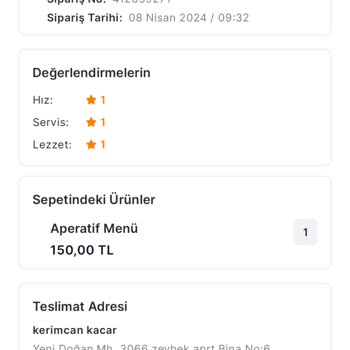 Migros Yemek Siparişim Gelmedi Parası Alındı