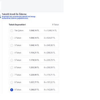 Pazarama Peşin Fiyatına 9 Taksit Aldatmacası.