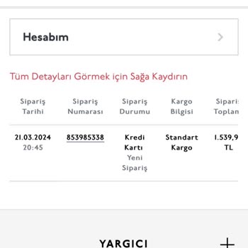 Yargıcı Siparişim Neden Gecikti?