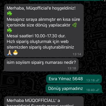 MÜQ Ürün Teslimatında Yaşanan Gecikme Ve İlgi Eksikliği
