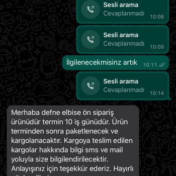 MÜQ Ürün Teslimatında Yaşanan Gecikme Ve İlgi Eksikliği