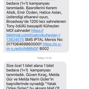 Moi Sahne SMS Atma