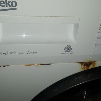 Beko Küflü Ve Çürümeye Başlayan Çamaşır Makinesi