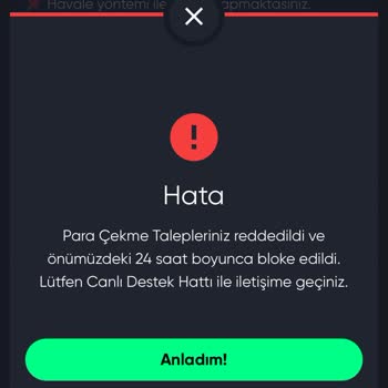 Baywin Çekim Blokesi Sebepsiz