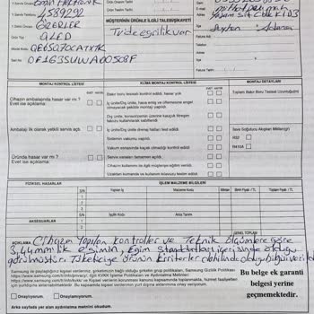 Samsung TV Panel Sorunu