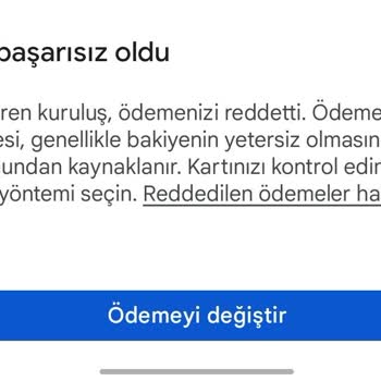 Tosla Ödeme Reddedildi Bakiye Yetersiz
