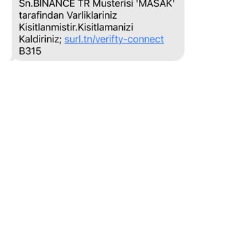 Binance TR Anlamsız Mesajı Nedir.