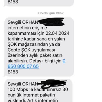Şok Net 2 Gündür Hizmet Sağlamıyor
