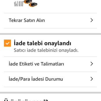 Amazon Türkiye Paramı İade Alamadım