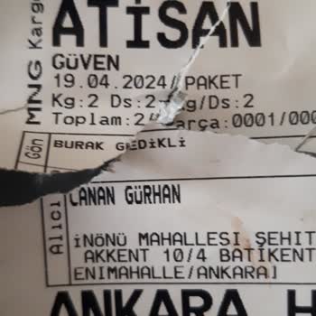 Gerusta Eksik Ürün Gönderim