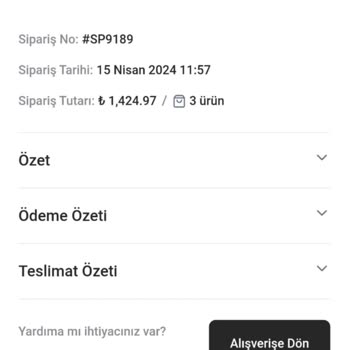 Gerusta Eksik Ürün Gönderim