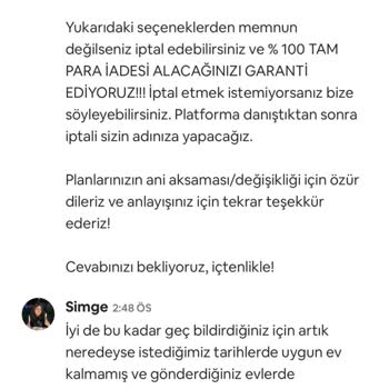 Airbnb Rezervasyonumu İptal Ettiler Paramı Karşılamadılar