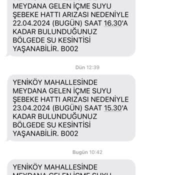 MUSKİ Su Kesintisi