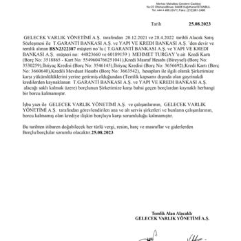 Garanti Bankası Ödenen Borçlarım Hala Görünüyor