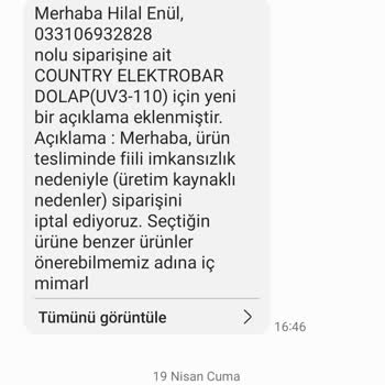 Vivense Tarafıma Ücret İadesi Yapılmadı