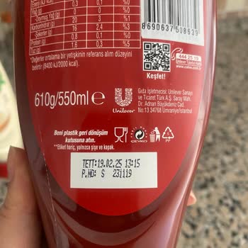 Calve Ketçap İçinden Bir Şey Çıktı