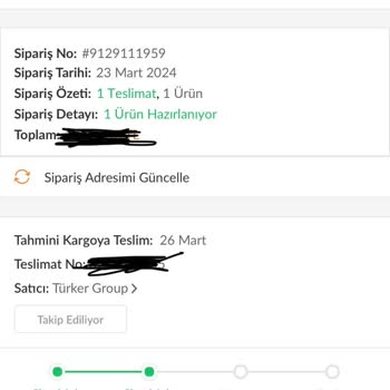 Trendyol 1 Aydır Siparişimi Göndermedi