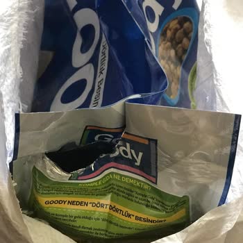 Goody Kedi Maması Paketi Açık Geldi