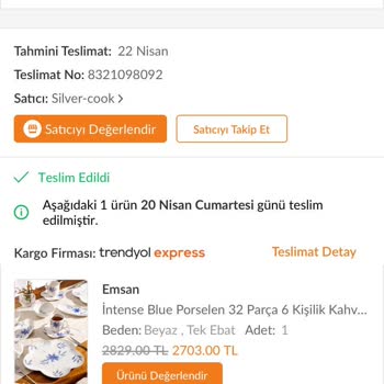 Trendyol Kusurlu Ürünün Temin Edilmemesi