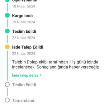 Dolap Uygulamasından Aldığım Cansız Mankenin Ayağı Kırık Geldi