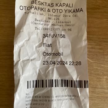 TikTak Kirala Otopark Ücret İadesi