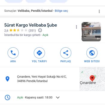 Sürat Kargo Telefonlara Bakmıyor Operatöre Bağlanılmıyor