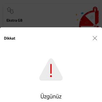 Vodafone Giriş Bilgileri Doğrulama Hatası