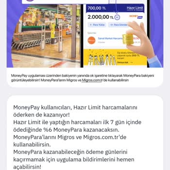 MoneyPay Hazırlimit Kampanya Tutarının İade Edilmemesi