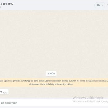 WhatsApp Yurt Dışı WhatsApp Mesaj Alımı