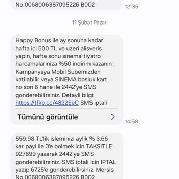 Türkiye Finans Kâr Payı İadesi Yapılmaması