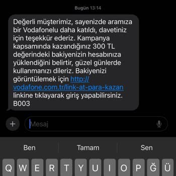 Vodafone Link Kampanyası Yanıltıcılığı