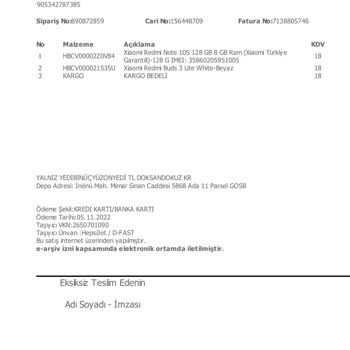 Hepsiburada Redmi Bozuk Kulaklık Hediye Etmesi