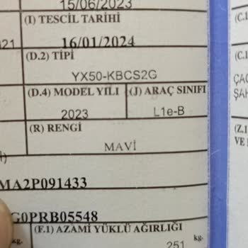 Kuba Motor Kuba Marka Motosiklet Pişmanlık