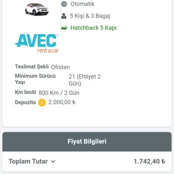 Avec Rent A Car Hizmet Kusuru: Kiralık Araçta Yaşanan Sorunlar!