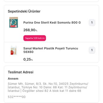 Migros Siparişimi İptal Etti