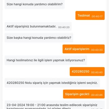 Migros Siparişimi İptal Etti