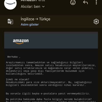 Amazon Haksız Yere Parama El Koydu!