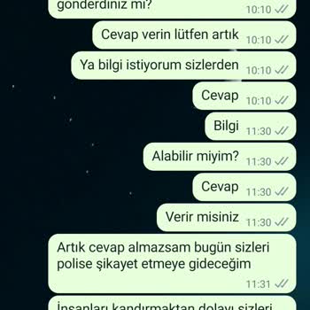 Tesettürzen Ürünün Hala Geri Göndermemesi