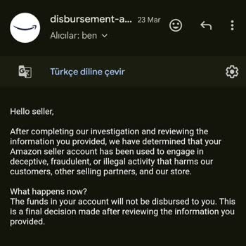 Amazon Unfairly Does Not Refund My Money