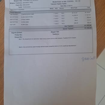 Honda Ankara Honda Efe Servisinden Yanlış Klima Arızası Tespiti Ve Yüksek Fiyat