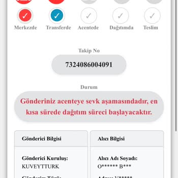 Kuryenet Kargo 1 Aydır Teslim Edilmiyor