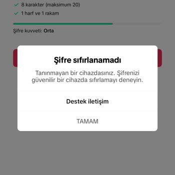 TikTok Hesabıma Doğru Kodları Girsem Daha Giriş Yapamıyorum.
