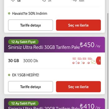 Vodafone Yüksek Fiyatlı Tarifelere Bizi Mecbur Bırakıyor.