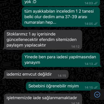 Sneakerslife.tr Para İadesi İstiyorum